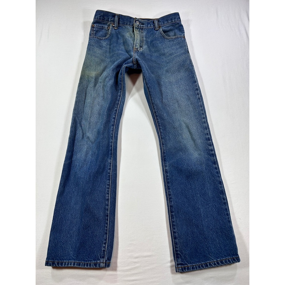Levis 517 Bootcut Jeans Mens 30x30 Medium Wash Blue Denim 100% Cotton